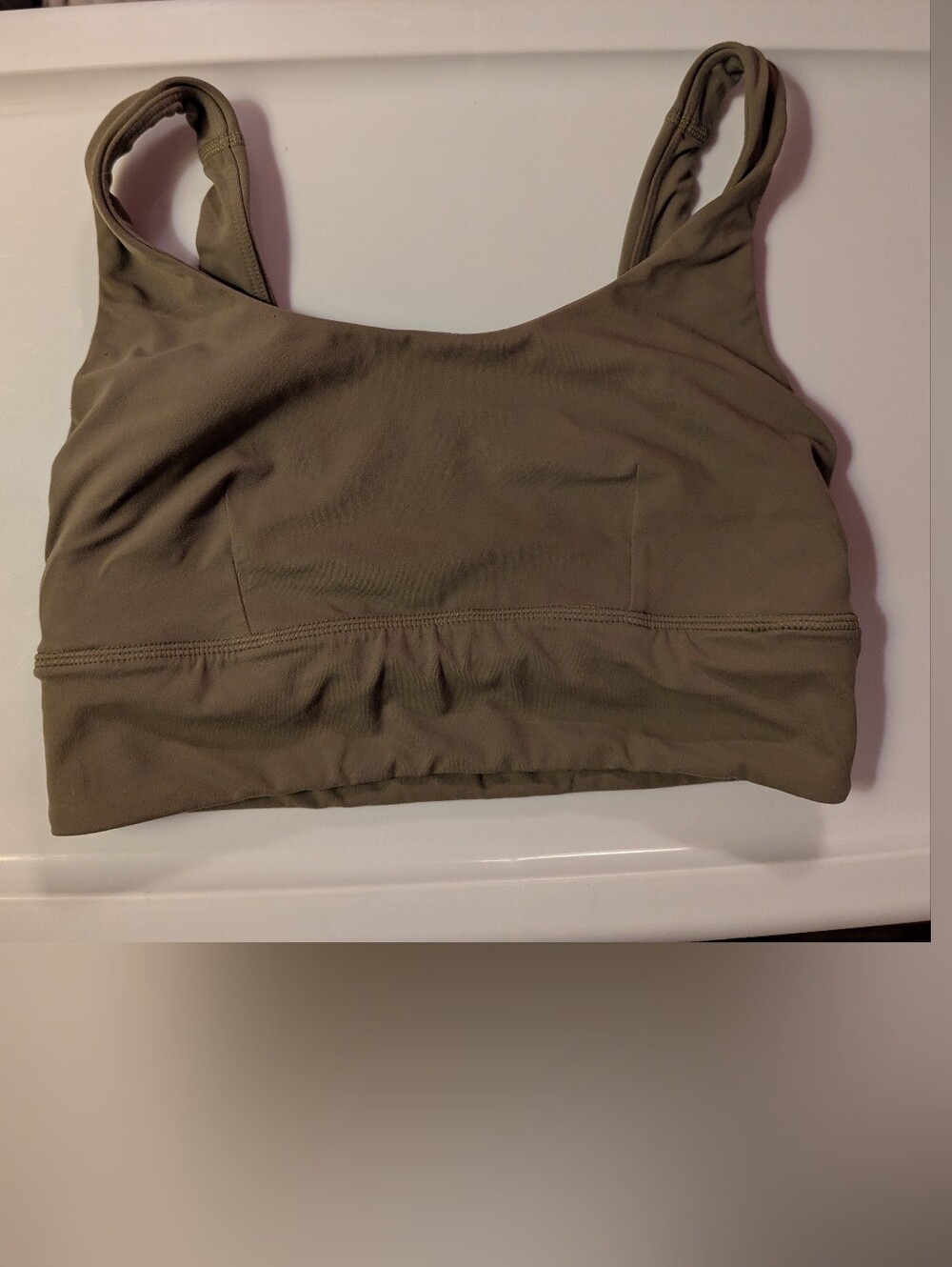 Lululemon Olive Green Sports Bra